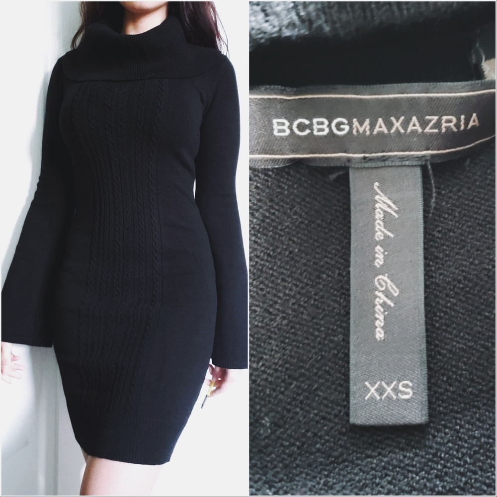 ❌SOLD❌☀️Bell Sleeve Sweater Dress - Picture 2 of 4